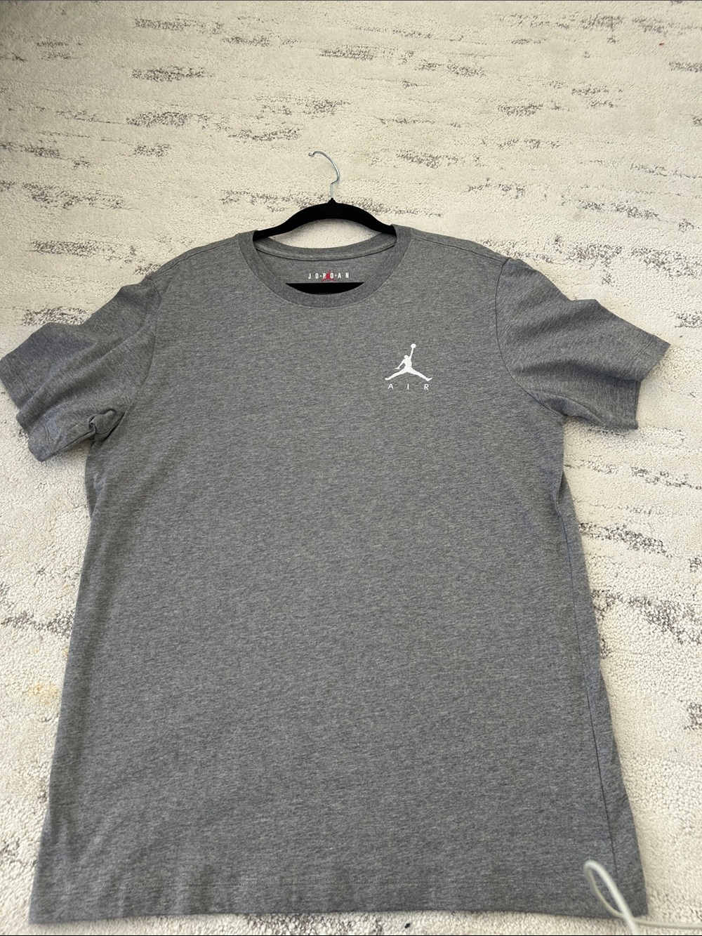 Jordan Grey Short-Sleeve Air Jumpman T-Shirt